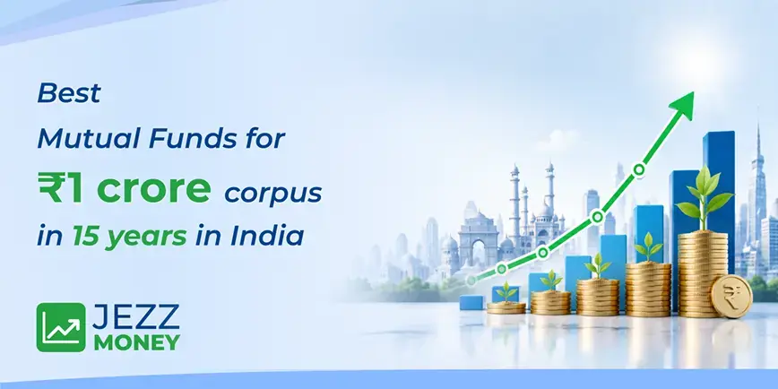 Best mutual fund investment options to build a ₹1 crore corpus in 15 years in India