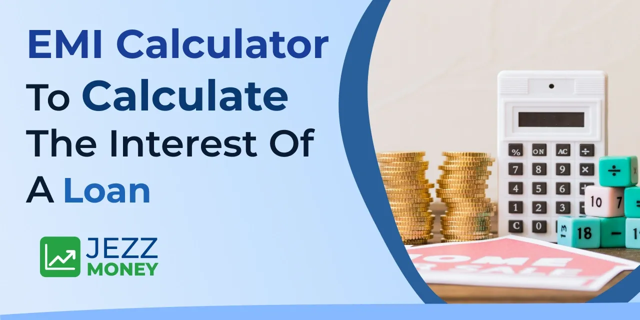 EMI calculator tool for calculating loan interest and monthly repayment schedule