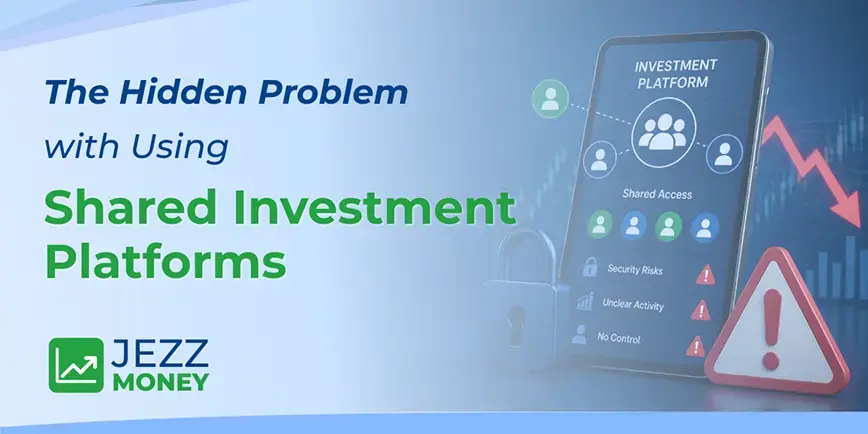 hidden risks of using shared investment platforms security and control issues illustration