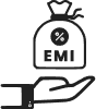 EMI calculator for calculating monthly payments on loans and credit purchases